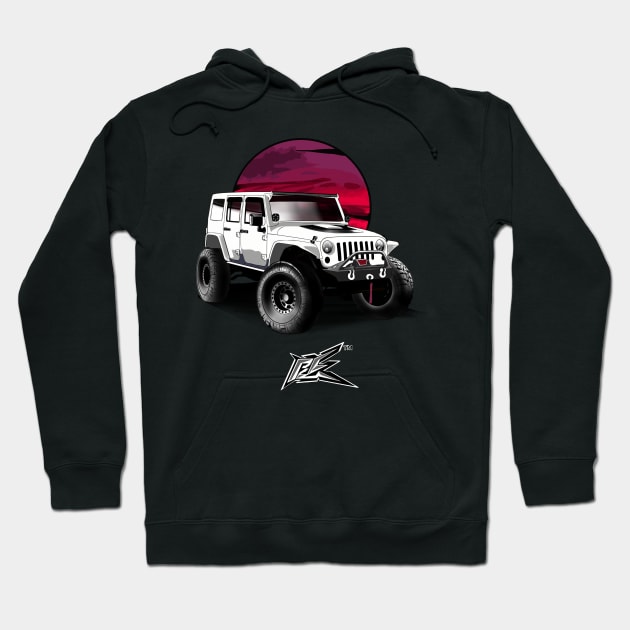 jeep wrangler rubicon white Jeep Wrangler Hoodie TeePublic
